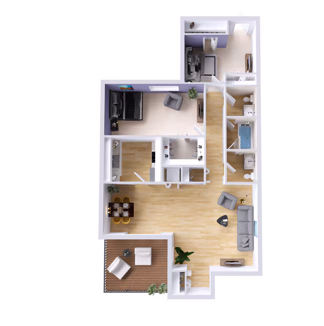 Unit 1954A 1954A floor plan